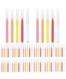 75-Piece Braces Brush Set | Interdental Cleaning & Dental Hygiene Tools | Bendable Flosser | 5 Color Options - Buy Online on GoSupps.com