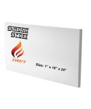 Simond Store Ceramic Fiber Insulation Board (2300 F) (1" X 18" X 24"), Ceramic Thermal Insulation Board for Wood Stoves Fireplaces Furnaces Forges Kiln Pizza Oven - Pack of 1 - Buy Online on GoSupps.com