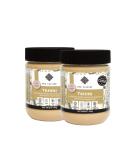 Med Cuisine Tahini (2 Pack) - 100% Roasted Humera Sesame Seeds Paste - Vegan & Gluten-Free - 2LB Total - Buy Online on GoSupps.com