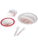 Sterntaler tableware set Emmi Girl plate bowl spoon fork cup age: for babies from 6 months pink - Buy Online on GoSupps.com