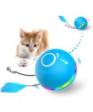 Extfans Katzenball mit LED - Interaktiver 360 Katzen Spielzeugball USB wiederaufladbar Blau - Zwei-Farben Elektrisch f r Katzen - Buy Online on GoSupps.com