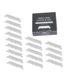 100pcs Stainless Steel Half Face Razor Blades - Barber Cutter for Smooth Shaving | Ideal for Barbershop & Home Use - Buy Online on GoSupps.com