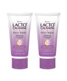 Lac.to Calamine Face Wash for Oily Skin - 100ml (Pack of 2) | Kaolin Clay Niacinamide & Vitamin E | Reduces Excess Oil - Buy Online on GoSupps.com