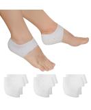 Heeren Cushion - 3 Pairs Gel Heel Protection Silicone Pads for Heel Spur & Plantar Fasciitis - 6 Pieces Pack | Relief for Heel Pain & Dry Cracked Heels - Buy Online on GoSupps.com