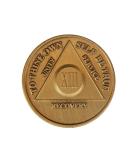 13 Year Bronze AA (Alcoholics Anonymous) - Sober / Sobriety / Birthday / Anniversary / Recovery / Medallion / Coin / Chip - Buy Online on GoSupps.com
