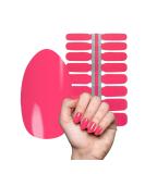 Koralle Pink Nail Foils - 16 Ultra-Thin Self-Adhesive Nail Polish Strips | Premium Nail Art for Natural Acrylic Gel & Shellac Nails - Buy Online on GoSupps.com