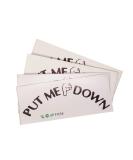Honbay 4 Sets Funny Put Me Down Toilet Seat Stickers - Waterproof & Removable (Black) - Buy Online on GoSupps.com