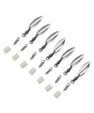 Harmony Fishing Company - 7 Pack Tail Spinners (Hitchhikers for Soft Plastic/senko Fishing Lures Willow or Colorado Blade) Willow Blade (7 Pack Silver) - Buy Online on GoSupps.com