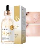 Buy 24K Gold Snail Serum with Hyaluronic Acid & Niacinamide - Anti-Aging Brightening Hydrating Face Serum for Glowing Skin - Buy Online on GoSupps.com