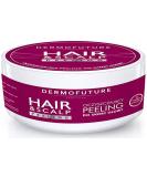 Buy Dermofuture Purifying Hair & Scalp Peeling Scrub 300 ml - Paraben-Free International Shipping Available - Buy Online on GoSupps.com