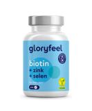 Biotin + Zink + Selen - 400 tablets (13 months) - Vitamins for skin hair & nails* highly bioavailable - 100% vegan laboratory test and made without additives in Germany - Buy Online on GoSupps.com