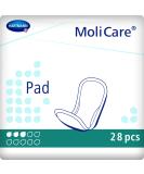 MoliCare Pad 3 Drops - Anatomical Pads for Mild to Moderate Bladder Weakness | 28 Pack - Shop Internationally - Buy Online on GoSupps.com