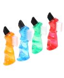 Beaupretty 12 STK Toothbrush Holder & Cleaning Set | Double-Sided Prosthesis Brushes & Mini Dental Floss | Travel-Friendly Denture Care in 3 Colors - Buy Online on GoSupps.com