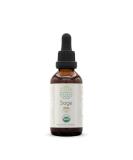 Sage B60 Alcohol-Free Herbal Extract Tincture - Organic Sage Drops (2 fl oz) - USDA Certified Natural Remedy - Buy Online on GoSupps.com