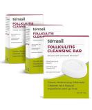 Terrasil Folliculitis Soap - Calendula-Infused Natural Bar for Folliculitis Relief - Anti-Itch Treatment - 3 Pack, 75gm Bars - Buy Online on GoSupps.com