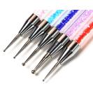 KADS 5 pc 2 Way Dotting Pen Tool Nail Art Tip Dot Paint Manicure kit - Buy Online on GoSupps.com