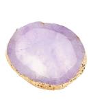 Premium Black Resin Nail Art Palette with Golden Edge - Perfect for Gel Manicure and Painting Tools - Buy Online on GoSupps.com