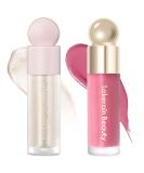 Erinde Liquid Highlighter Makeup - Silky Smooth Cream Illuminator Natural Glossy Finish 2 Pack Cruelty-Free Face Bronzer Stick - Buy Online on GoSupps.com