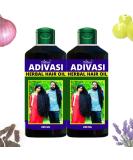 Buy Adivasi Ayurvedic Herbal Hair Oil - Pure Ayurvedic Herbs for Healthy Hair | International Shipping - Buy Online on GoSupps.com