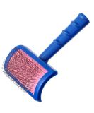 Show Tech Tuff on Tangles Slicker Brush - Professional Fur Care Tool for Long-Haired Pets | Ergonomic Design & Health Improvement - Buy Online on GoSupps.com