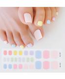 Colofalla 26-Piece Nail Foil Set | Colorful Self-Adhesive UV Gel Nail Wraps for Toenails & Footnails - Perfect Nail Art Supplies - Buy Online on GoSupps.com