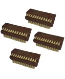 Coralpearl Wood Nail Brush Set - 4 Double-Sided Brushes with Natural Bristles for Fingernails & Toenails Cleaning | Rosewood Craftsman Brush & Scrubbing Tool - Buy Online on GoSupps.com