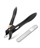 BEZOX Ingrown Nail Clipper for Thick Nails - Professional Stainless Steel Toenail Clippers with Glass Nail File and Case - Buy Online on GoSupps.com