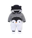 Baby Rompers with Footies Hat Boys Girls Cotton Jumpsuit Winter Outfits Set 6-9 Months - Buy Online on GoSupps.com