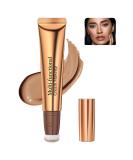 Contour Beauty Wand - Long Lasting Gel Cream Bronzer Stick | Easy Blend Natural Matte Finish Cruelty-Free Makeup - Buy Online on GoSupps.com