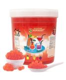 WaNaHong Strawberry Popping Boba Pearl 1.3 KG - Dessert & Cocktail Toppings - Buy Online on GoSupps.com
