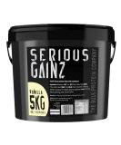 The Bulk Protein Company Serious Gainz Vanilla 5kg - Whey Protein Mass Gainer - 30g Protein Powder - Buy Online on GoSupps.com