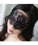 Lace Eye Mask for Women - Black Hollow Out Bandage Blindfold for Costumes Accessories - Buy Online on GoSupps.com