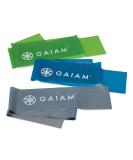 Gaiam Restore Resistance Band Kit - 3 Levels for Strength & Flexibility | Versatile Workout Bands for Stretching & Strength Training - Buy Online on GoSupps.com