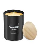 Relaxd Premium White Magnolia Scented Soy Wax Candle - Tranquility Aromatherapy Essential Oil - Long Lasting Hand Poured Candle - Buy Online on GoSupps.com