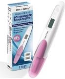 One+Step Early Pregnancy Test - Digital Quality Fast Results | Accurate 25 miu/ml Detection - Buy Online on GoSupps.com