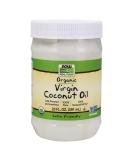 Now Foods Organic Virgin Coconut Oil 20 fl oz - Real Food, Natural Benefits - Buy Online on GoSupps.com