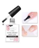 Makartt Extra Strong Base Coat Nail Polish 15ml - Long-Lasting Gel Foundation for Press-On Nails & Nail Charms - Soak Off UV/LED Gel - Perfect DIY Gift for Women - Buy Online on GoSupps.com