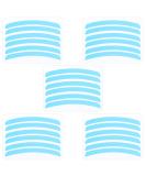 30pcs Lash Lift Ribbons - Silicone Shields & Rods for Eyelash Perming - Blue Ribbed Lash Lift Accessories - Buy Online on GoSupps.com