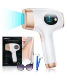 Pain-Free Laser Hair Removal Device - 9 Energy Levels 3 Functions 999 900 Light Impulses - Perfect for Women Armpits Legs & Body - Buy Online on GoSupps.com