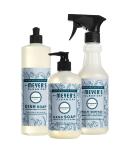 Mrs. Meyer's Kitchen Set - Dish Soap Hand Soap & Multi-Surface Cleaner (3 CT Snowdrop) - Eco-Friendly International Shipping - Buy Online on GoSupps.com