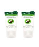 Inecto Pure Coconut Hand and Nail Cream - 75 ml Nourishing Moisturizer for Hands & Nails - Pack of 2 | International Shipping Available - Buy Online on GoSupps.com