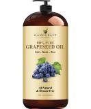 Premium 100% Pure Grapeseed Oil - 828 ml - Therapeutic Grade Carrier Oil for Skin & Hair - Moisturizing & Aromatherapy - Pack of 1 - Buy Online on GoSupps.com