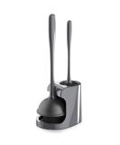 MR.SIGA Toilet Plunger and Bowl Brush Combo for Bathroom Cleaning, Gray, 1 Set - Buy Online on GoSupps.com