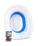 Fivona Unisex Sitz Bath Seat for Hemorrhoid, Fissure, Postpartum Care - BPA Free, Ergonomic Anti-Spill Design - Universal Fit - Buy Online on GoSupps.com