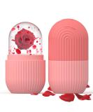 Ice Cube Roller Massager | Pink Silicone Facial & Eye De-Puffer | Reduce Migraine Pain & Condition Skin Naturally - Buy Online on GoSupps.com