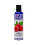 LICK Raspberry Scented Body Oil Gel - Vitamin E Moisturizer Hydrating After Shower Oil for Aromatherapy & Antioxidant Protection - Buy Online on GoSupps.com