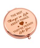Compact Makeup Mirror - Best Friendship Gifts for Women & Girls | BFF Sister, Bestie, Colleague | Birthday, Christmas, Graduation - Buy Online on GoSupps.com