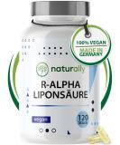 Naturally r alpha lipoic acid capsules for 4 months 120 pieces 300 mg r alpha lipoic acid high - made in Germany vegan alpha GBC nac - Buy Online on GoSupps.com