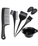 KEAIDUO 7pcs Hair Dye Coloring Kit - DIY Hair Dying Set for Home Salon - Buy Online on GoSupps.com