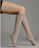 Juzo 2062AD IV Silver Soft Open Toe Knee High Compression Stockings | 30-40 mmHg | International Shipping - Buy Online on GoSupps.com